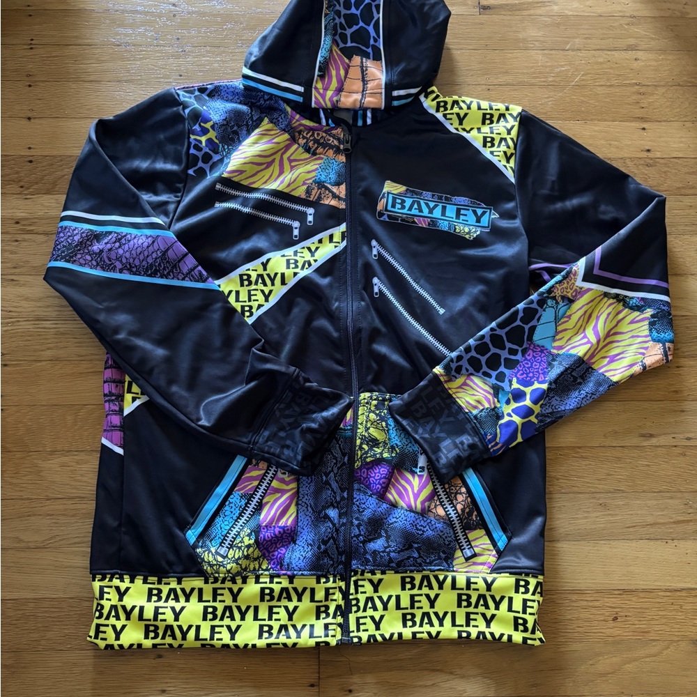 WWE Bayley full zipped hooded sweater